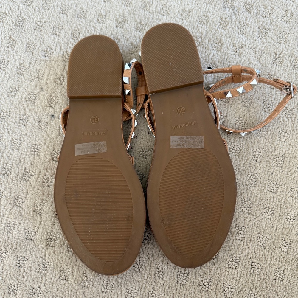 Cynthia Vincent Brown Studded Sandals - Picture 3 of 3